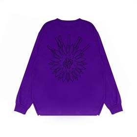 AMIRI Casual dotted lotus print lettering Hundred Towers top（9 styles)-2203