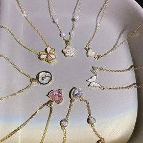 Bonas AWD SHINSEI Light luxury high-end clavicle necklace-2737